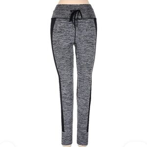 Active USA Heather Gray and Black Joggers